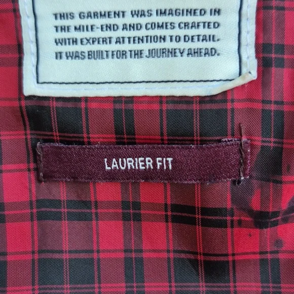 FRANK & OAK Laurier Fit Brown Weave TWEED Wool Blend Mens 38 S Sport Coat Blazer - Picture 9 of 11